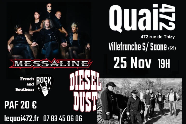 Messaline et Diesel Dust en concert samedi 25 Novembre 2023 24 Messaline et Diesel Dust en concert samedi 25 Novembre 2023