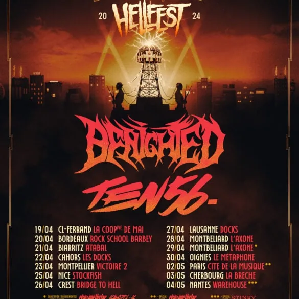 Direction Infernopolis avec la tournée du Warm-up Hellfest Tour! Toutes les dates!