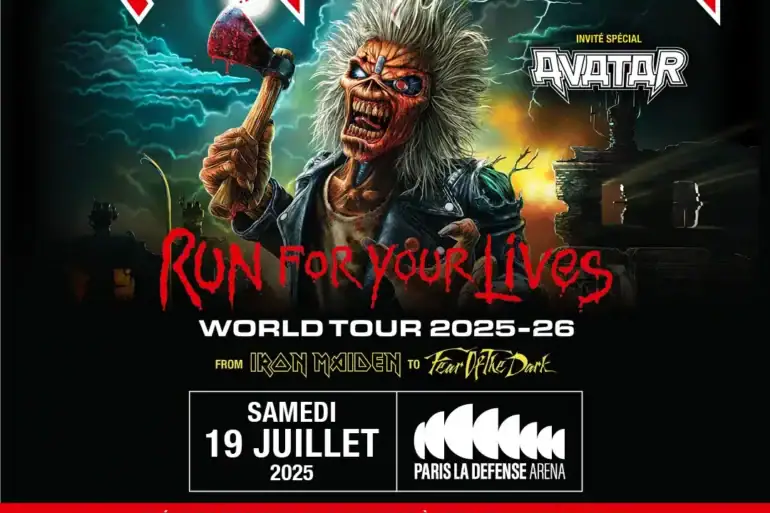 Run for your live tour 2025 d'Iron Maiden : 2 dates en France! 6 Run for your live tour 2025 d'Iron Maiden : 2 dates en France!