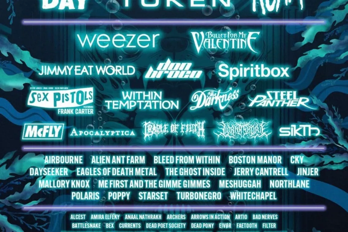 Une petite virée anglaise: l'affiche du download 2025 à Donington 1 Une petite virée anglaise: l'affiche du download 2025 à Donington