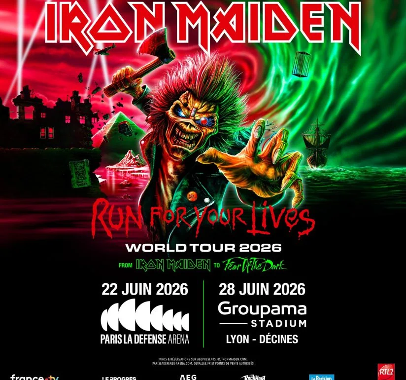 Iron Maiden : 2 dates en France en 2026 !