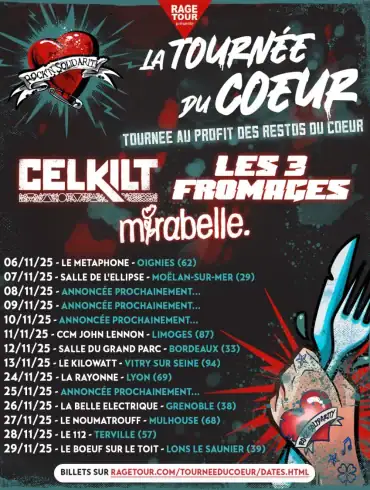 La Tournée du Cœur II : le rock au service de la solidarité 12 La Tournée du Cœur II : le rock au service de la solidarité