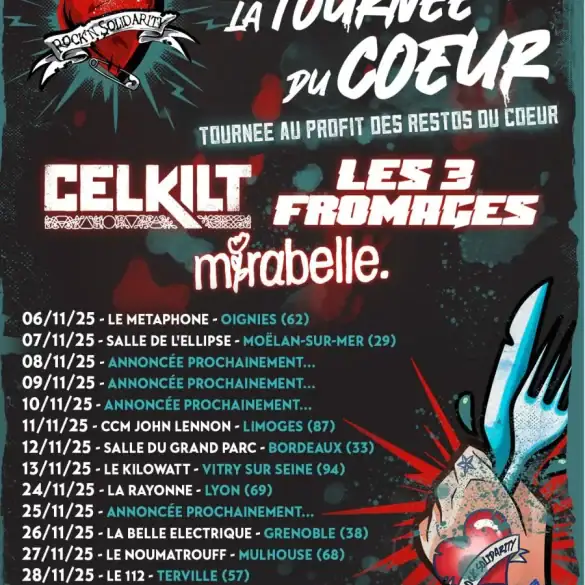 La Tournée du Cœur II : le rock au service de la solidarité