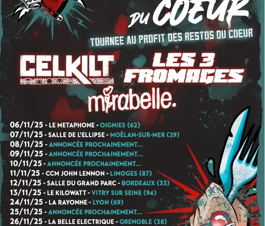 La Tournée du Cœur II : le rock au service de la solidarité