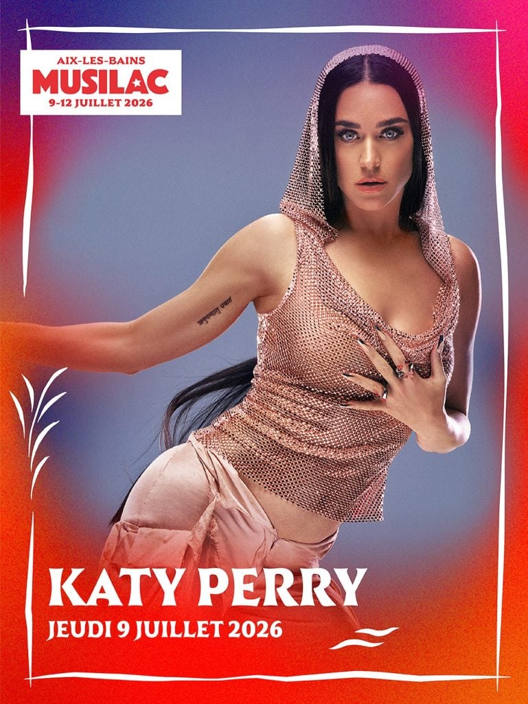 Musilac 2026 : Katy Perry ouvre le bal au bord du lac du Bourget