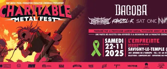 Charitable Metal Fest: La solidarité monte le son à Savigny-le-Temple