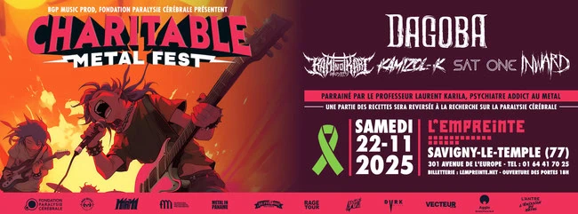 Charitable Metal Fest: La solidarité monte le son à Savigny-le-Temple