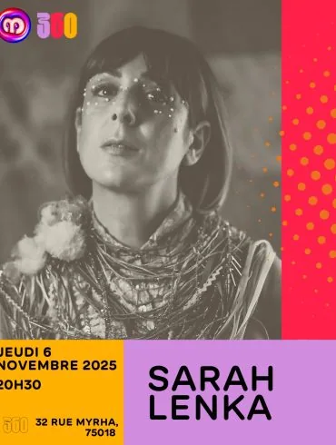 Sarah Lenka présente ISHA son dernier album en concert au 360 Paris le 6 novembre 12 Sarah Lenka présente ISHA son dernier album en concert au 360 Paris le 6 novembre