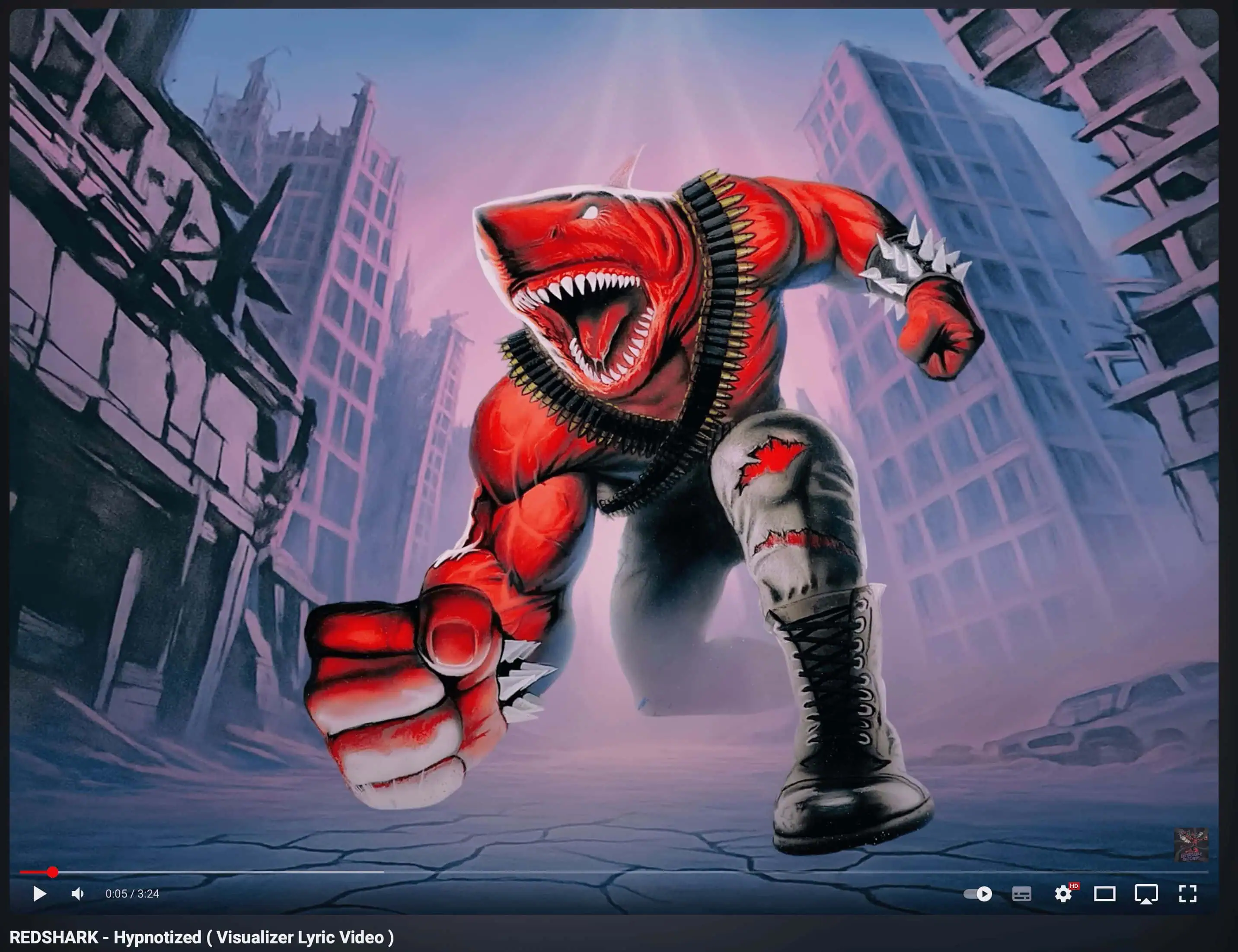 Redshark : le single Hypnotized – l'album Sudden Impact