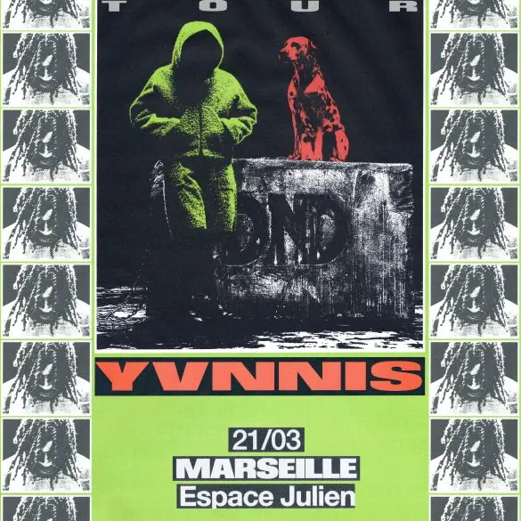 Yvnnis en concert à l'Espace Julien de Marseille le 21 mars 2026
