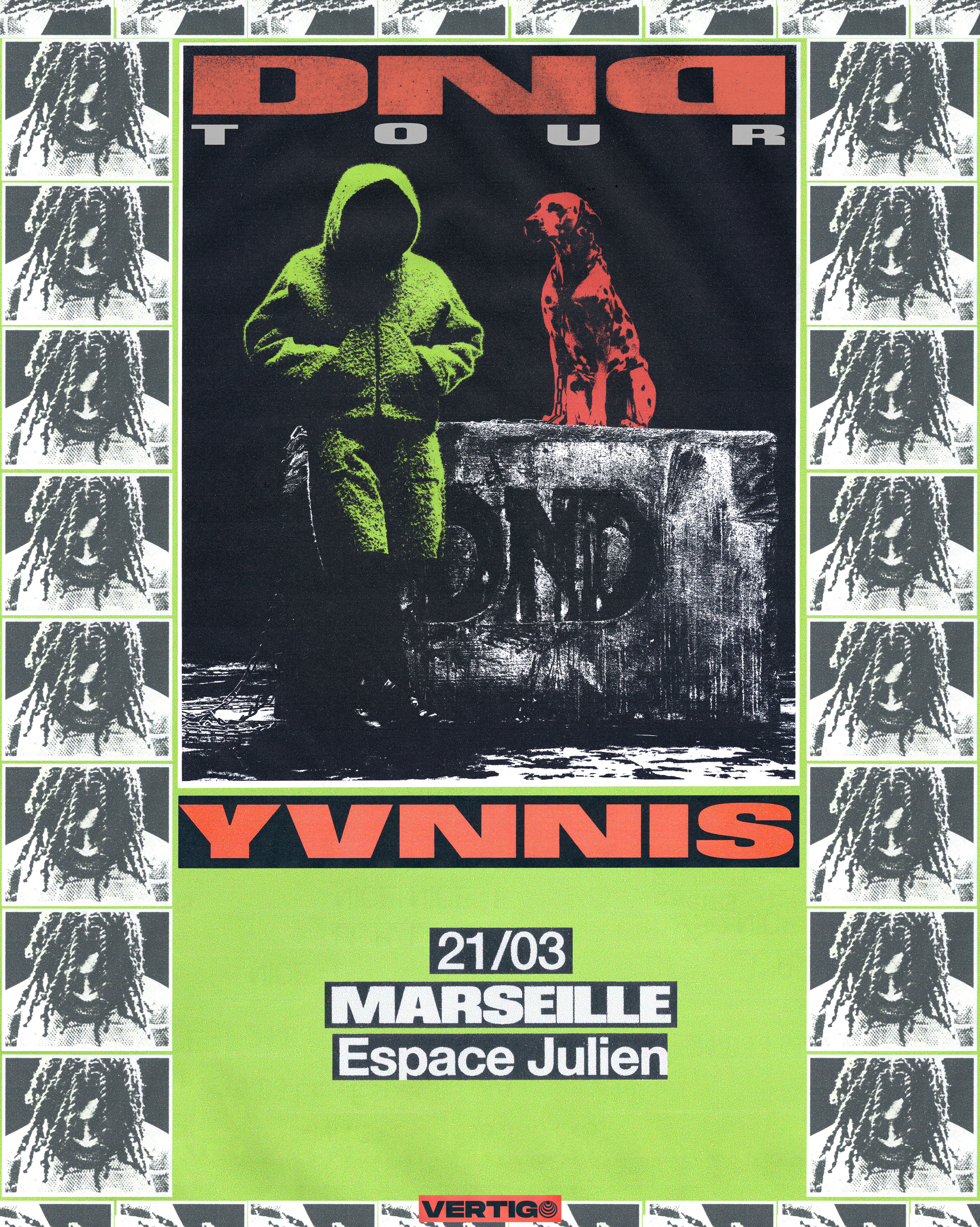 Yvnnis en concert à l'Espace Julien de Marseille le 21 mars 2026