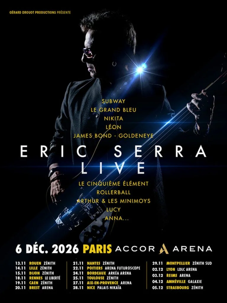 Éric Serra Live : La Tournée Événement Automne 2026 Révélée 4 Éric Serra Live : La Tournée Événement Automne 2026 Révélée
