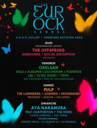 LES EUROCKÉENNES 2026, découvrez les premiers noms de la programmation !! 4 LES EUROCKÉENNES 2026, découvrez les premiers noms de la programmation !!