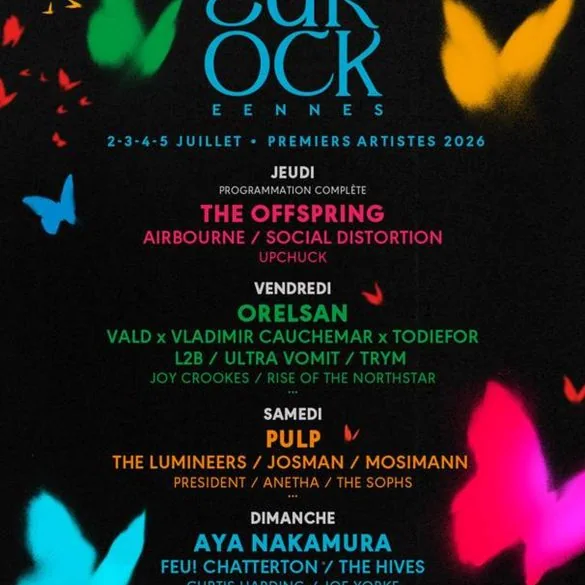LES EUROCKÉENNES 2026, découvrez les premiers noms de la programmation !!