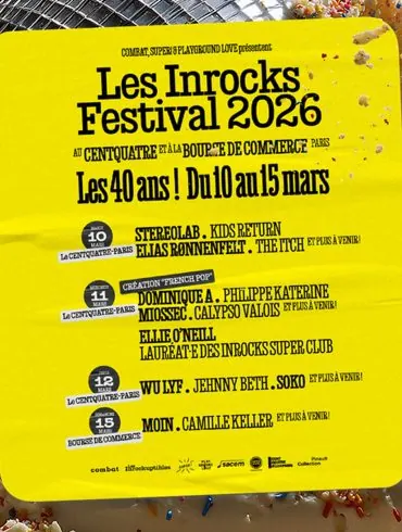 Inrocks Festival 2026 : Stereolab, WU LYF et Jehnny Beth à Paris