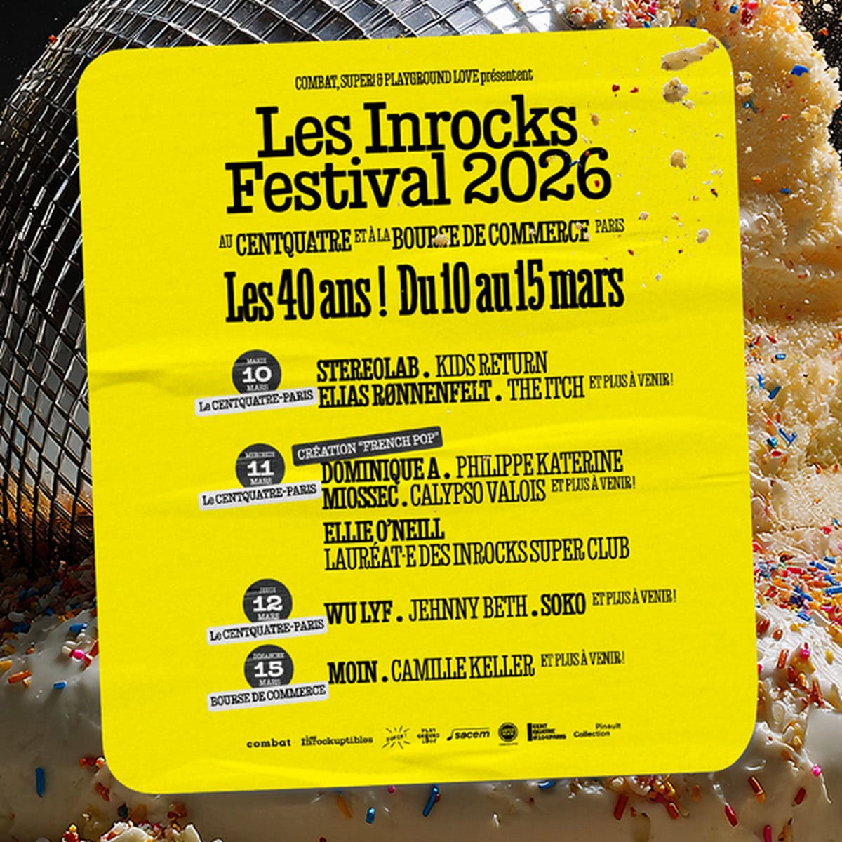 Inrocks Festival 2026 : Stereolab, WU LYF et Jehnny Beth à Paris