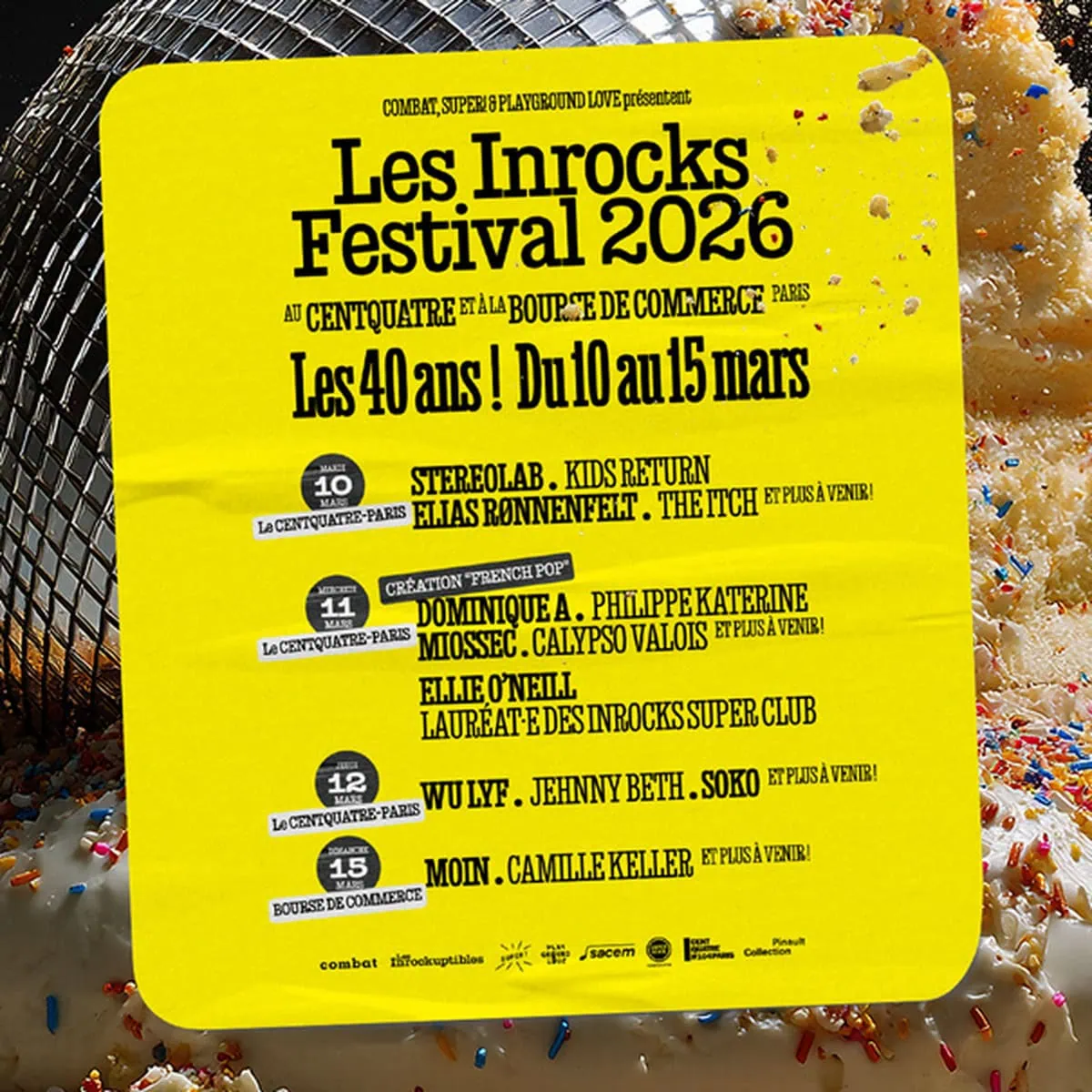 Inrocks Festival 2026 : Stereolab, WU LYF et Jehnny Beth à Paris 4 Inrocks Festival 2026 : Stereolab, WU LYF et Jehnny Beth à Paris