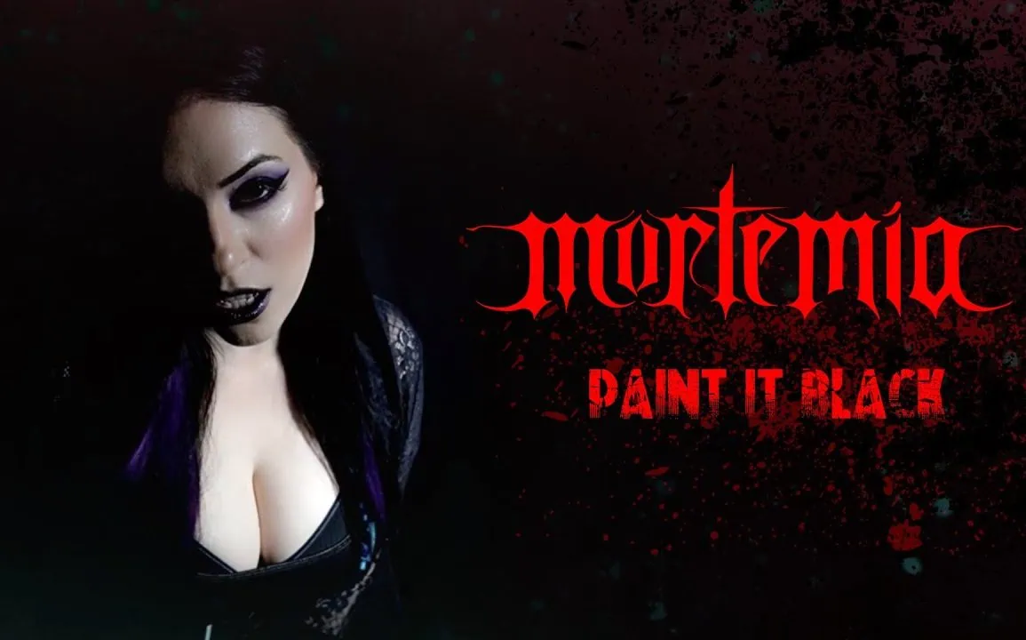 Mortemia et Kristin Starkey reprennent Paint it Black – Clip