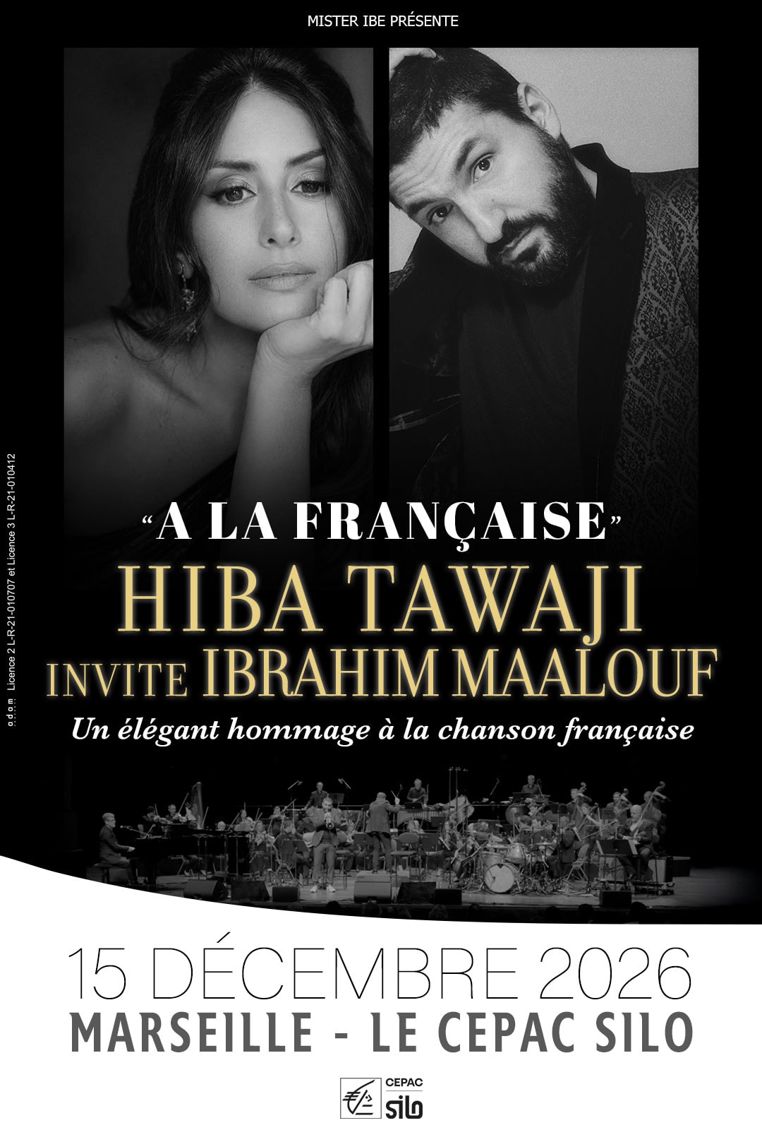 Hiba Tawaji et Ibrahim Maalouf : « À la française » au CEPAC Silo de Marseille en 2026
