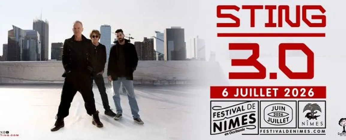 STING - FESTIVAL DE NÎMES - LES ARÈNES - 6 JUILLET 2026