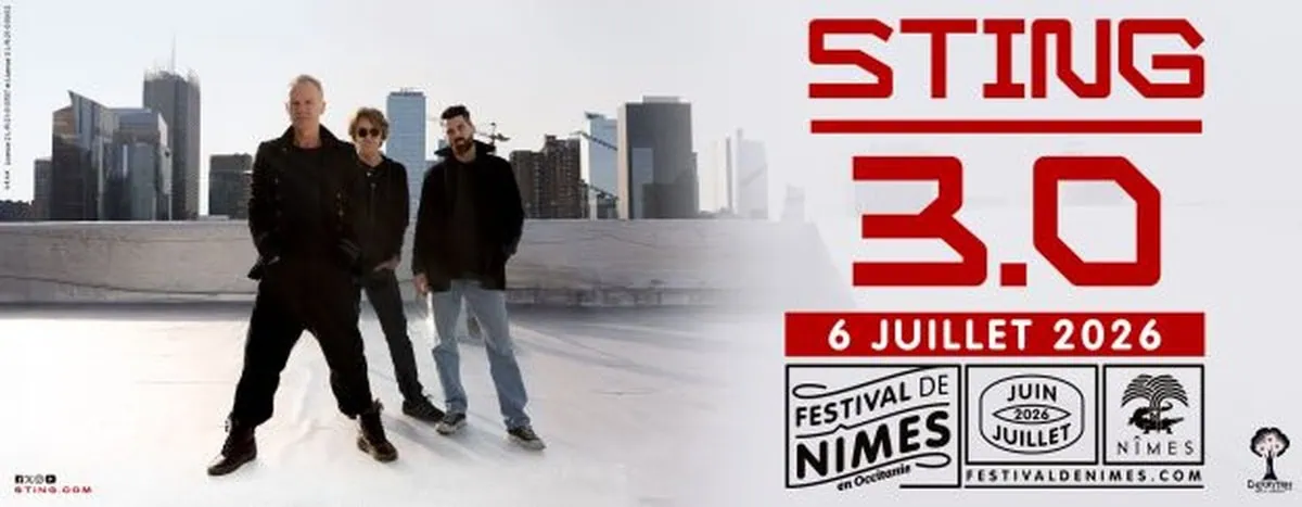 STING - FESTIVAL DE NÎMES - LES ARÈNES - 6 JUILLET 2026