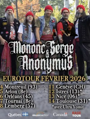 Mononc’ Serge et Anonymus : quand le métal québécois déferle en Europe 20 Mononc’ Serge et Anonymus : quand le métal québécois déferle en Europe