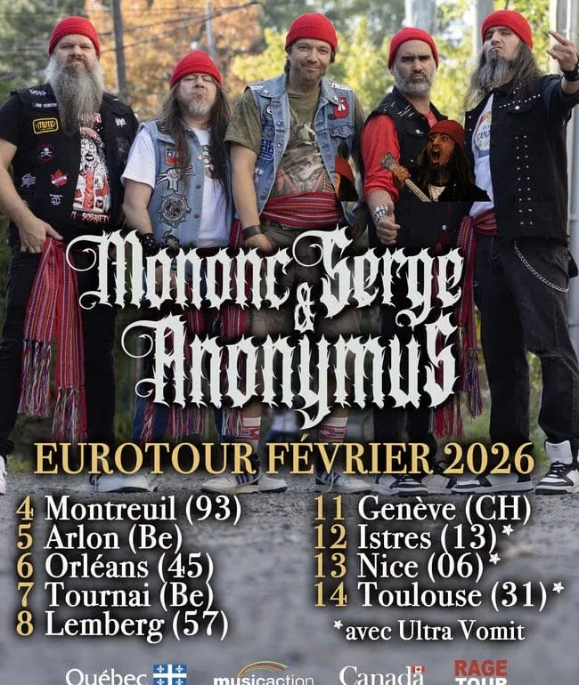 Mononc’ Serge et Anonymus : quand le métal québécois déferle en Europe