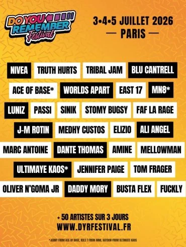 Do You Remember Festival 2026 (Paris): plongée nostalgique avec les légendes des années 90-2000 19 Do You Remember Festival 2026 (Paris): plongée nostalgique avec les légendes des années 90-2000
