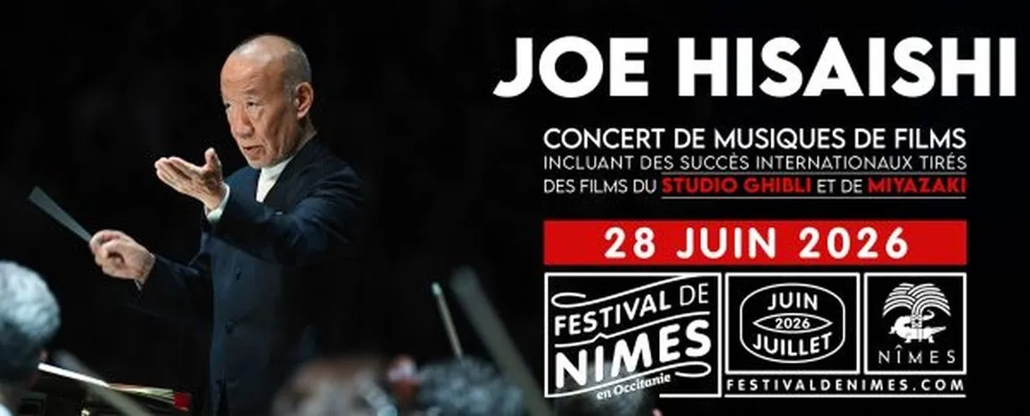 Joe Hisaishi aux Arènes de Nîmes : un concert exceptionnel en 2026 1 Joe Hisaishi aux Arènes de Nîmes : un concert exceptionnel en 2026