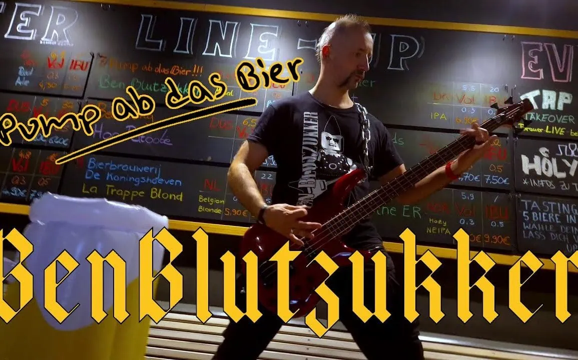Ben Blutzukker : sortie de l'album LAUT UND DEUTSCHLICH et vidéo de Pump ab das Bier 1 Ben Blutzukker : sortie de l'album LAUT UND DEUTSCHLICH et vidéo de Pump ab das Bier