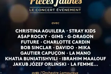 Gala des Pièces Jaunes 2026 : Christina Aguilera, G-Dragon, Stray Kids et A$AP Rocky enflamment Paris La Défense Arena 1 Gala des Pièces Jaunes 2026 : Christina Aguilera, G-Dragon, Stray Kids et A$AP Rocky enflamment Paris La Défense Arena