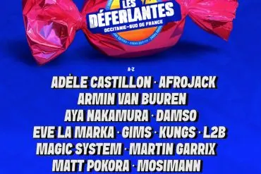 Les Déferlantes 2026 : Aya Nakamura, Sean Paul et Martin Garrix en têtes d'affiche 8 Les Déferlantes 2026 : Aya Nakamura, Sean Paul et Martin Garrix en têtes d'affiche