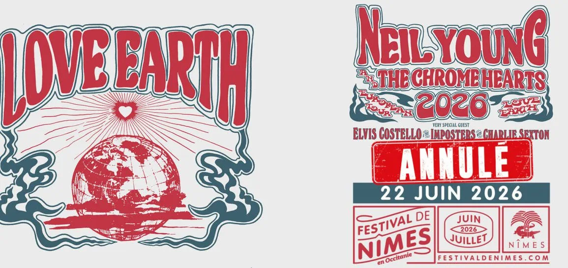 Annulation Neil Young aux Arènes de Nîmes 22 juin 2026 1 Annulation Neil Young aux Arènes de Nîmes 22 juin 2026