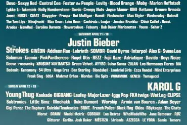 Coachella 2026 : la programmation complète dévoilée avec Sabrina Carpenter, Justin Bieber et Karol G en têtes d'affiche