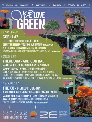 We Love Green 2026 : La programmation complète dévoilée 12 We Love Green 2026 : La programmation complète dévoilée
