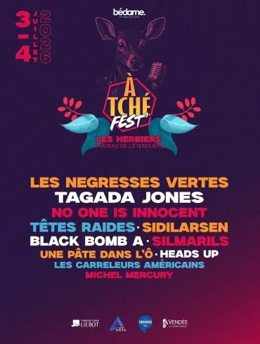 À Tché Fest 2026 : une affiche rock et festive aux Herbiers 12 À Tché Fest 2026 : une affiche rock et festive aux Herbiers