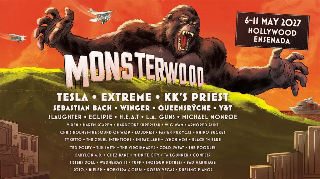 Monster of Rock Cruise 2027 : dates, lineup et escale Ensenada de l'édition Monsterwood 3 Monster of Rock Cruise 2027 : dates, lineup et escale Ensenada de l'édition Monsterwood