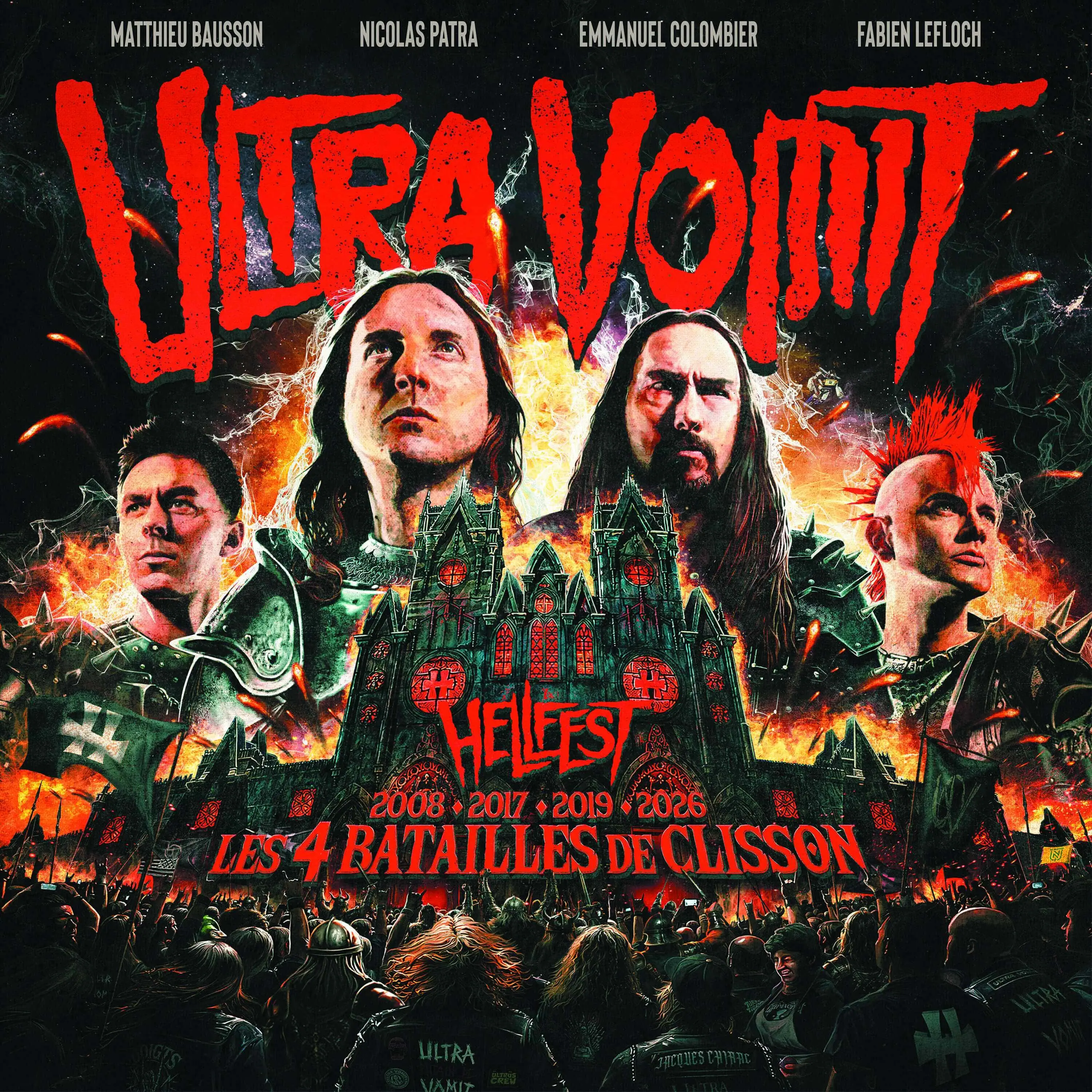 Ultra Vomit dévoile Hellfest : Les Batailles de Clisson en live 3 Photo de l'artiste Ultra Vomit - Wolverine