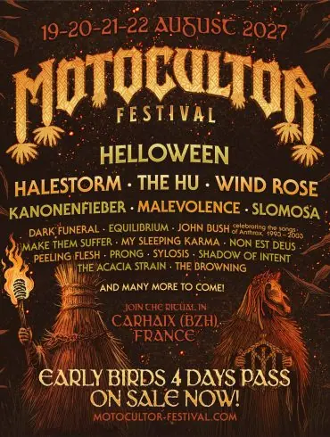 Motocultor 2027 : Helloween, Halestorm et The Hu ouvrent les hostilités 12 Motocultor 2027 : Helloween, Halestorm et The Hu ouvrent les hostilités