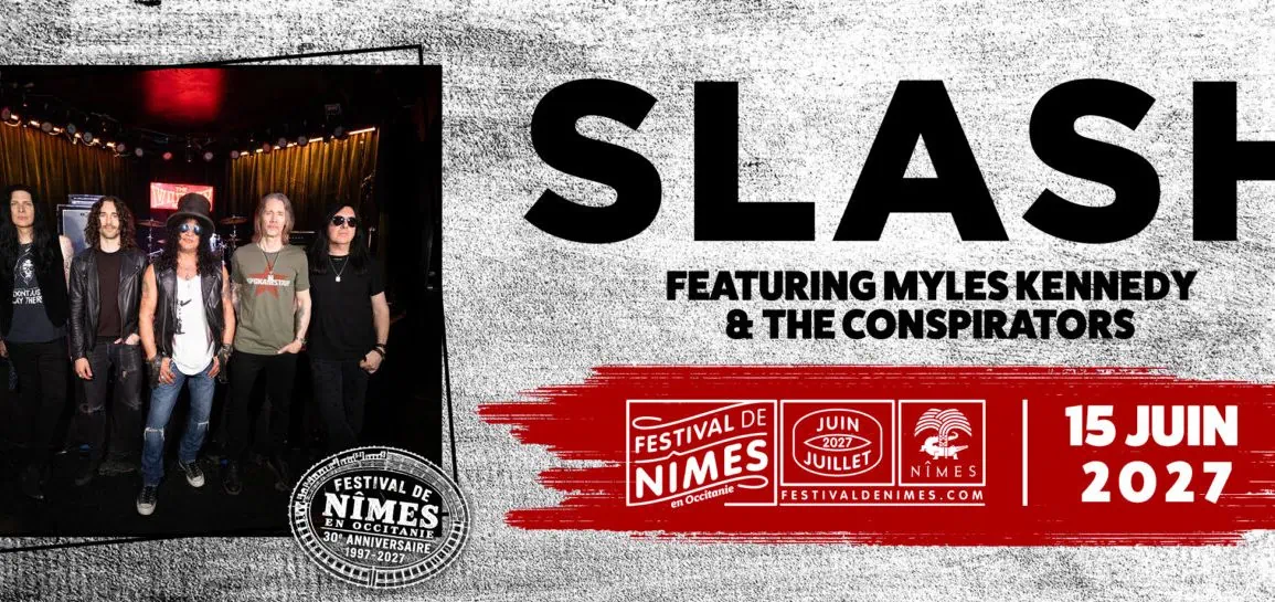 Slash ouvre le Festival de Nîmes 2027 le 15 juin